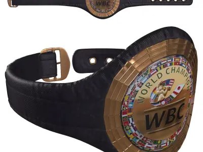 boxer belt 3D model