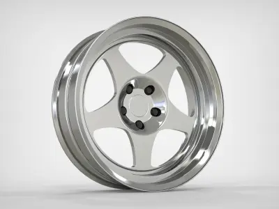 Machined Wheel  3D model