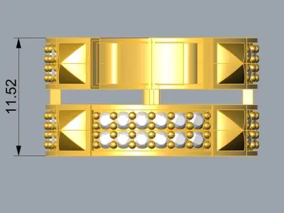 Twin Ring 3D print model