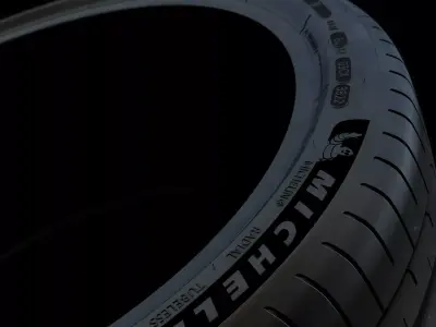 Michelin Pilot Sport S 5 tires 3D model