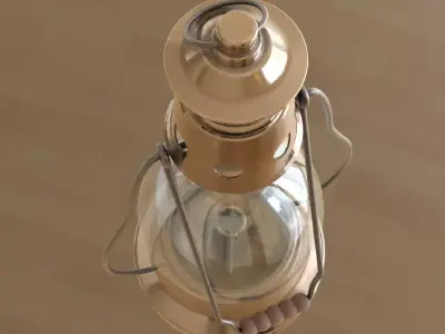 Lantern Low-poly 3D model