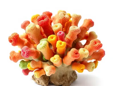 Vibrant Coral Reef Model Pack Low-poly 3D model