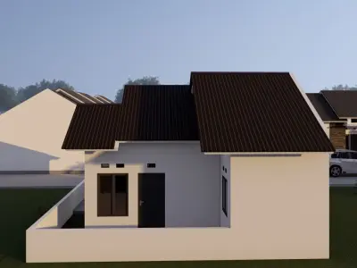 3D  house type 45  3D print model