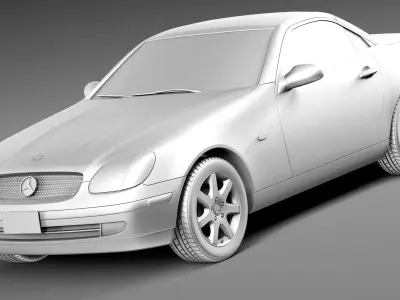 Mercedes-Benz SLK R170 1996-2004 3D model