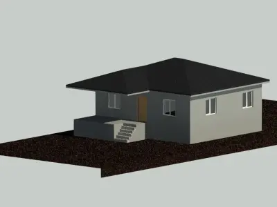 Village House Revit 3D model purchase