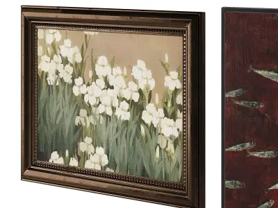 Set of Classical Pictures 001 3D model