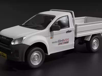 Isuzu D-Max SX Single Cabin 3D model