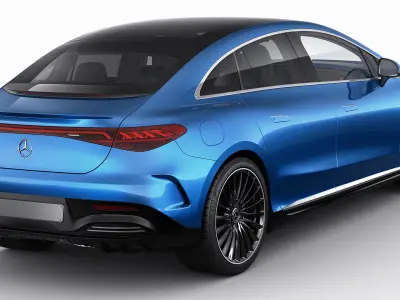 Mercedes EQE 2023 3D model