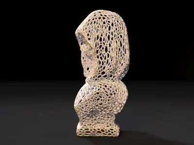 Scary halloween statue 3D print model