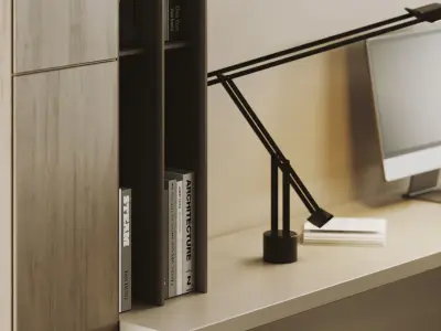 Home Office Set 06 3D model