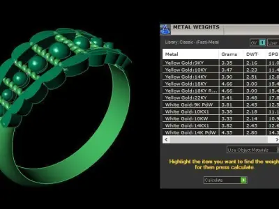 Rings  3D print model