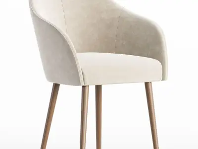Lili Dining Chair 3D model
