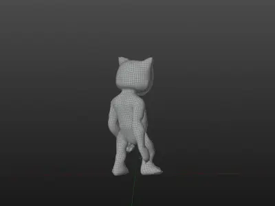 nature creature Low-poly 3D model