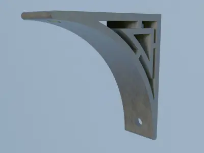 Shelf Bracket 3 3D print model