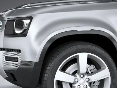 Land Rover Defender 110 2020 3D model