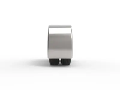 Semi truck Rear fenders Set 2 Scale 1 to 25 3D print model