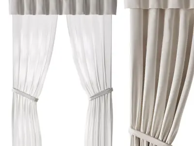 Curtains 05 3D model