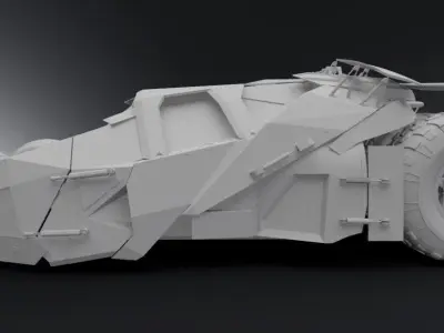 Batmobile from knight rises 3D model