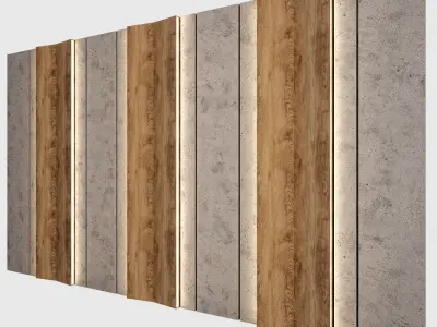 Wall Panel 25 3D model