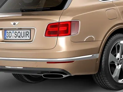 Bentley Bentayga 2016 3D model