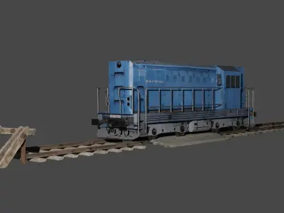 locomotive train 3D model