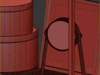 BAGGEBO Shelving unit 3D model