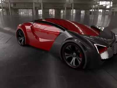 Xyra Concept Car - Exterior Only 3D model