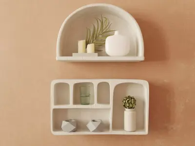 ISOBEL WALL SHELVES 3D model