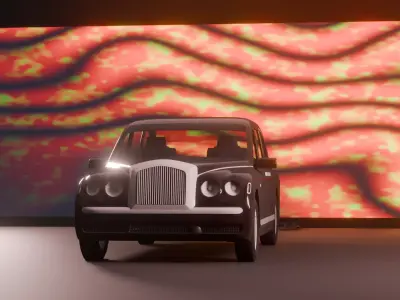 Bentley  Low-poly 3D model