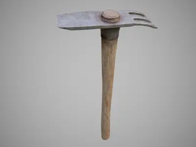 Old Hoe Low-poly 3D model