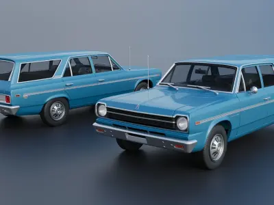 AMC Rambler Station Wagon 1969  3D print model