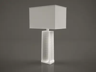 Holly Hunt Ingot table lamp 3D model