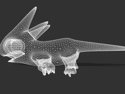 Little Tryellow Low-poly 3D model