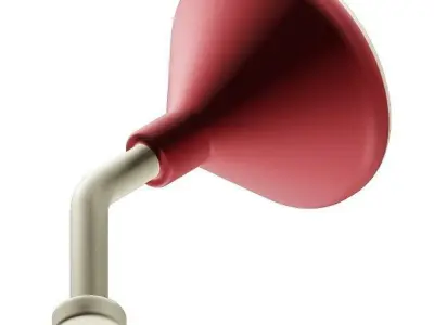 Elegant Plastic ShowerHead 3D model