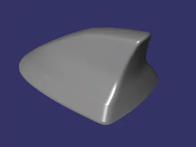 Antenna shark fin camry 3D print model