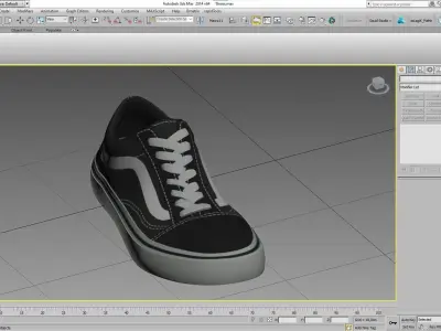 Shoes Low-poly 3D model