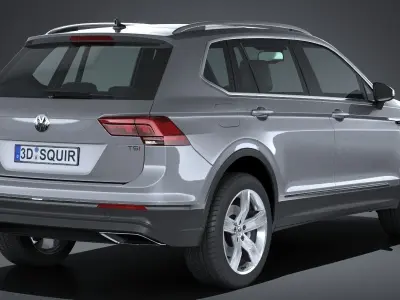 Volkswagen Tiguan Allspace 2018 3D model