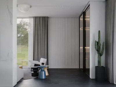 Modern Style Interior 02 3D model