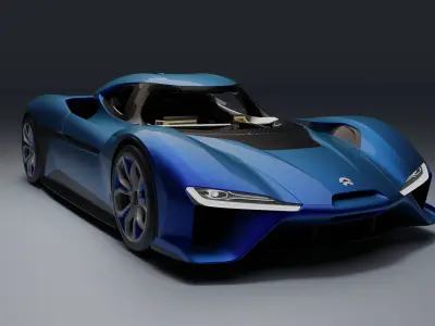 NIO EP9 Low-poly 3D model