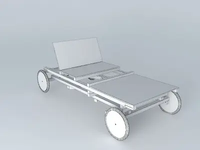 Buildable boxcar Free 3D model