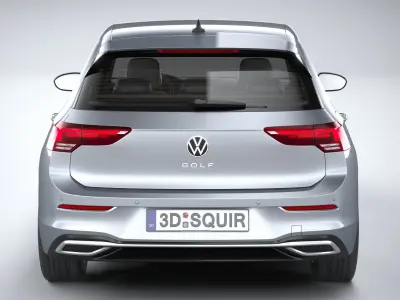 Volkswagen Golf LIFE 2023 3D model