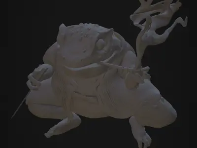 Gamabunta frog 3D model