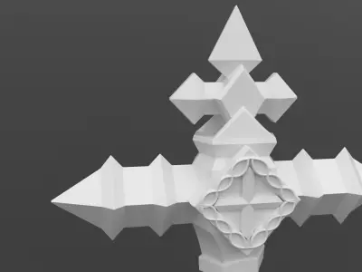 Castlevania Lords of Shadow 1 and 2 Weapons Bundle Print Models 3D Model Collection