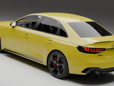 Audi RS4 Sedan  3D model