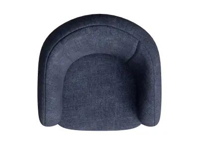 Bolster Lounge Chair Low-poly 3D model