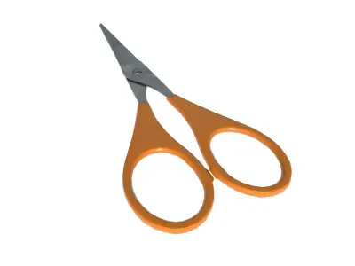 Game-Ready Scissors with 4K-PBR Texture Set Low-poly 3D model