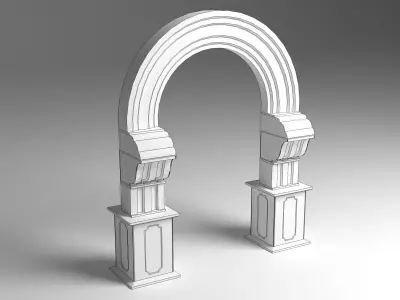 English Arch 3D model buy
