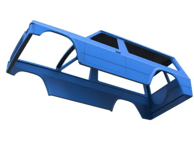 Shell of Uphill Sand Racing Dragster Version 3 Scale 1 to 25 3D print model