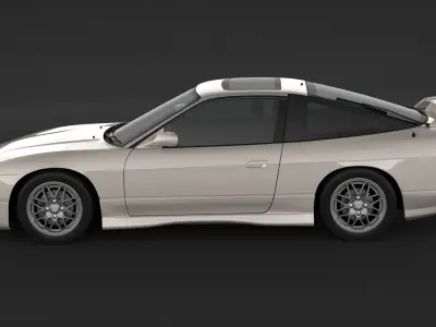 Nissan 180SX Sileighty 3D model
