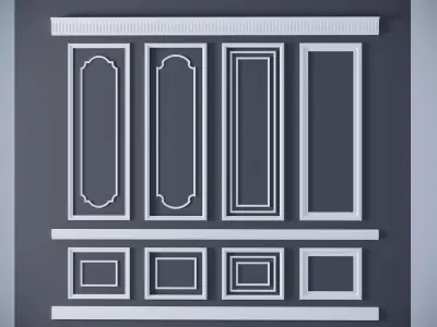 wall decors 3D model